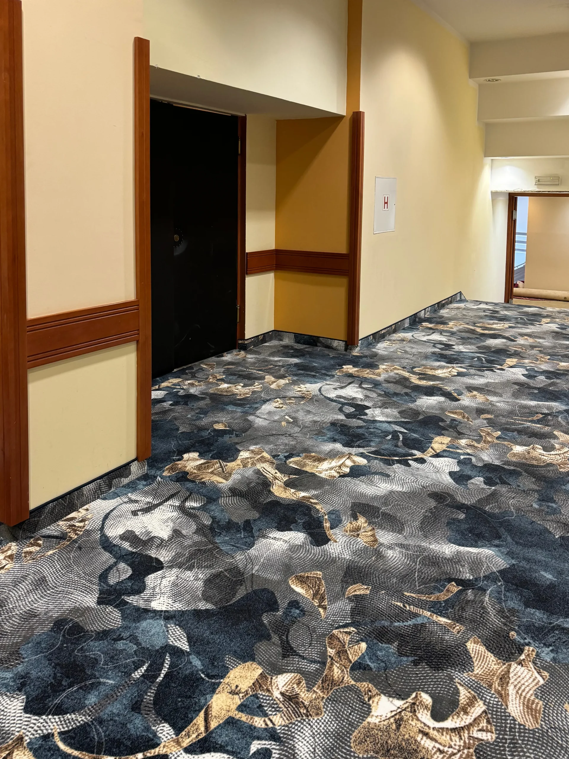 Grand Hotel Adriatic carpet moquette custom corridors
