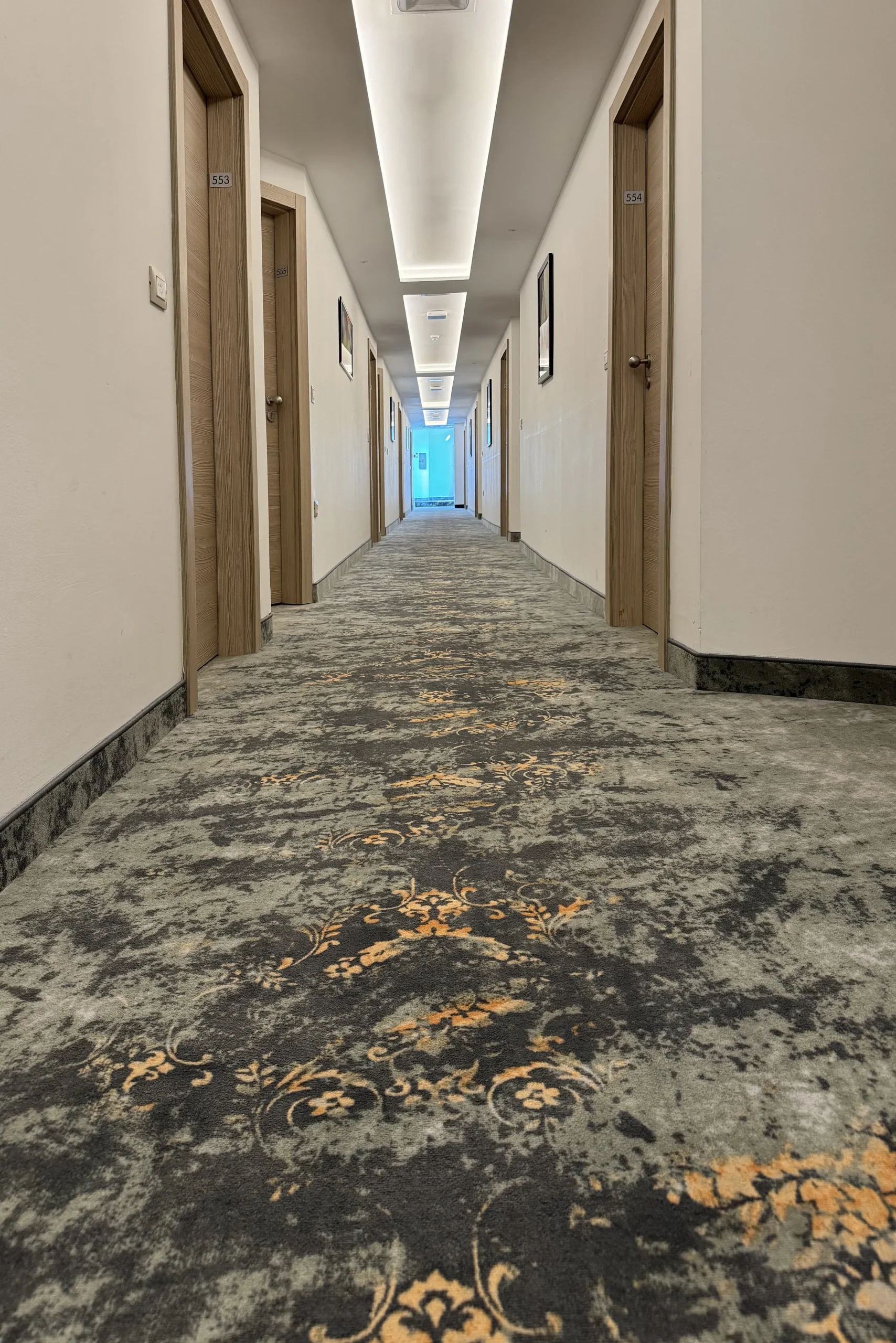 Grand Hotel Adriatic carpet moquette custom corridors