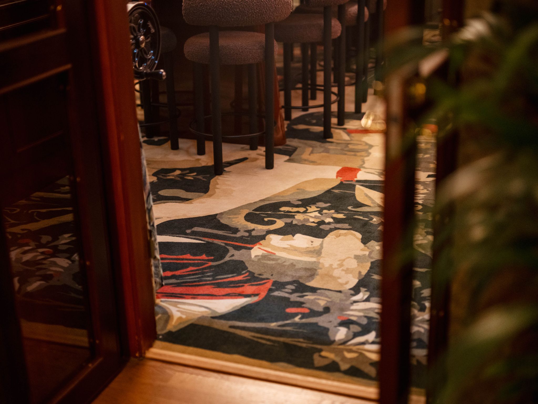 Umarell Italian Restaurant carpet custom