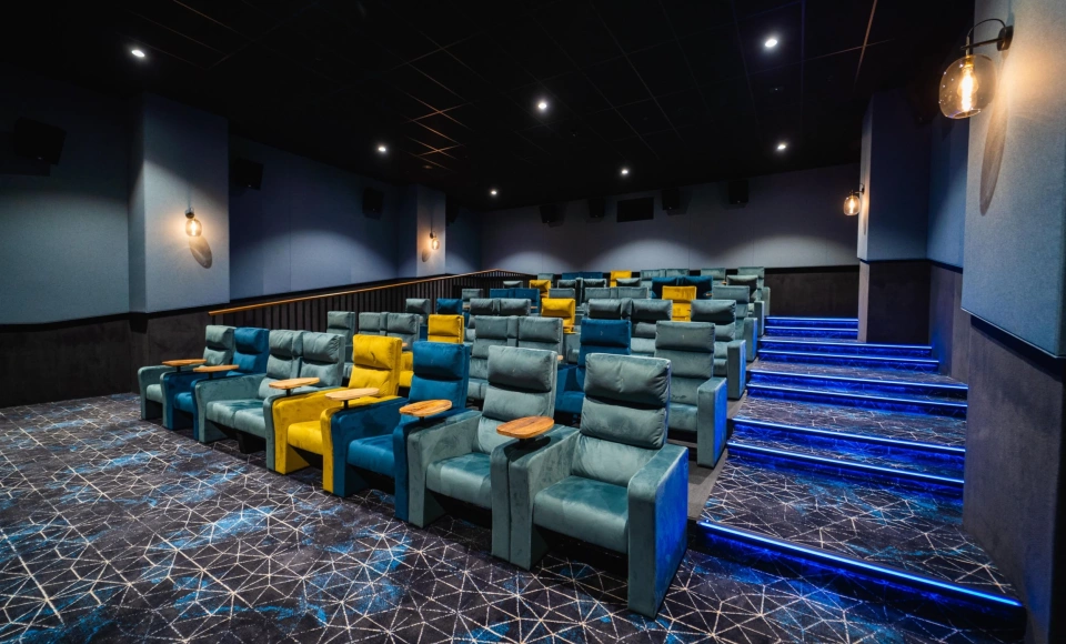 Kinogram Event Hall carpet acustic comfort cinema