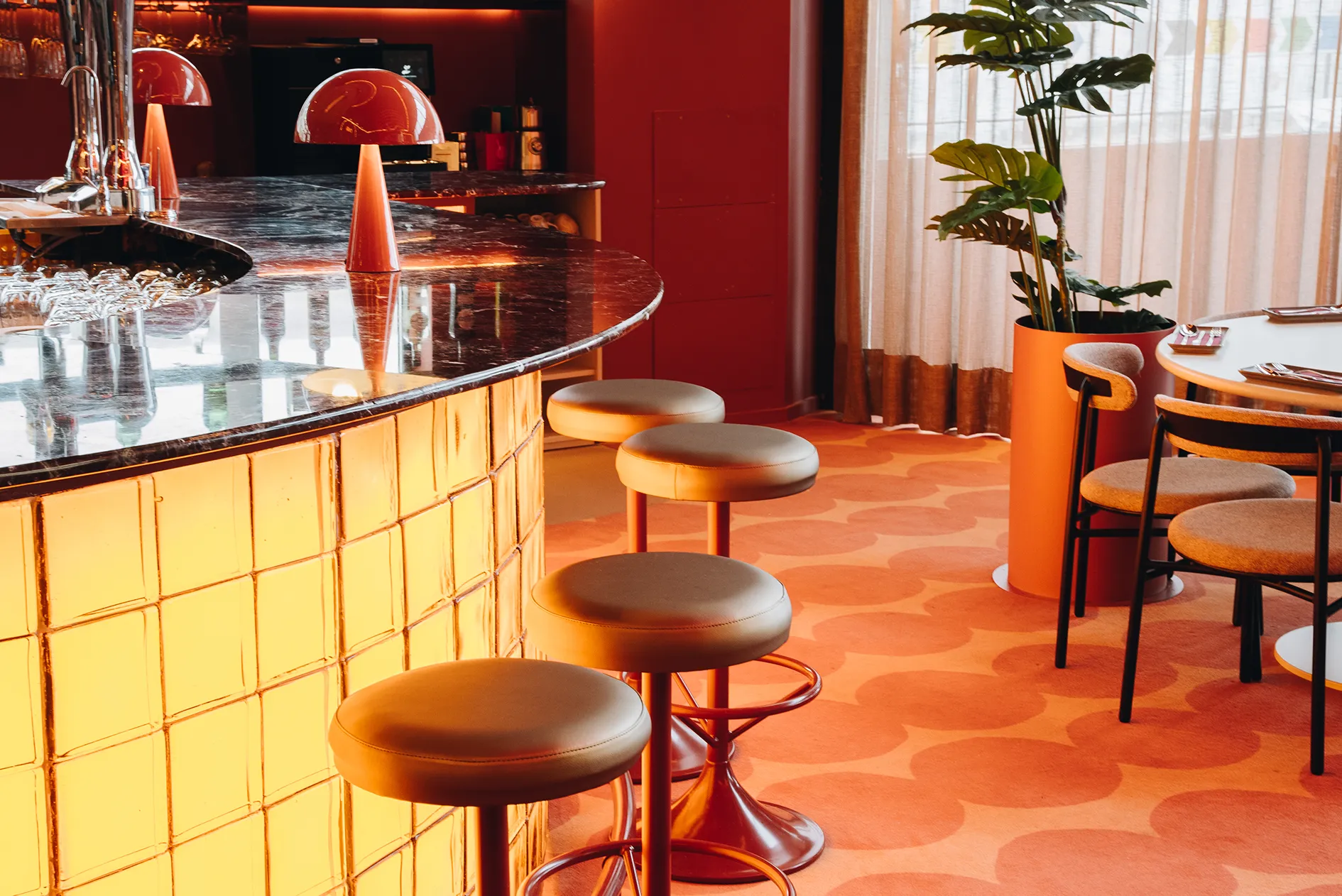 custom carpet restaurant madrid spain