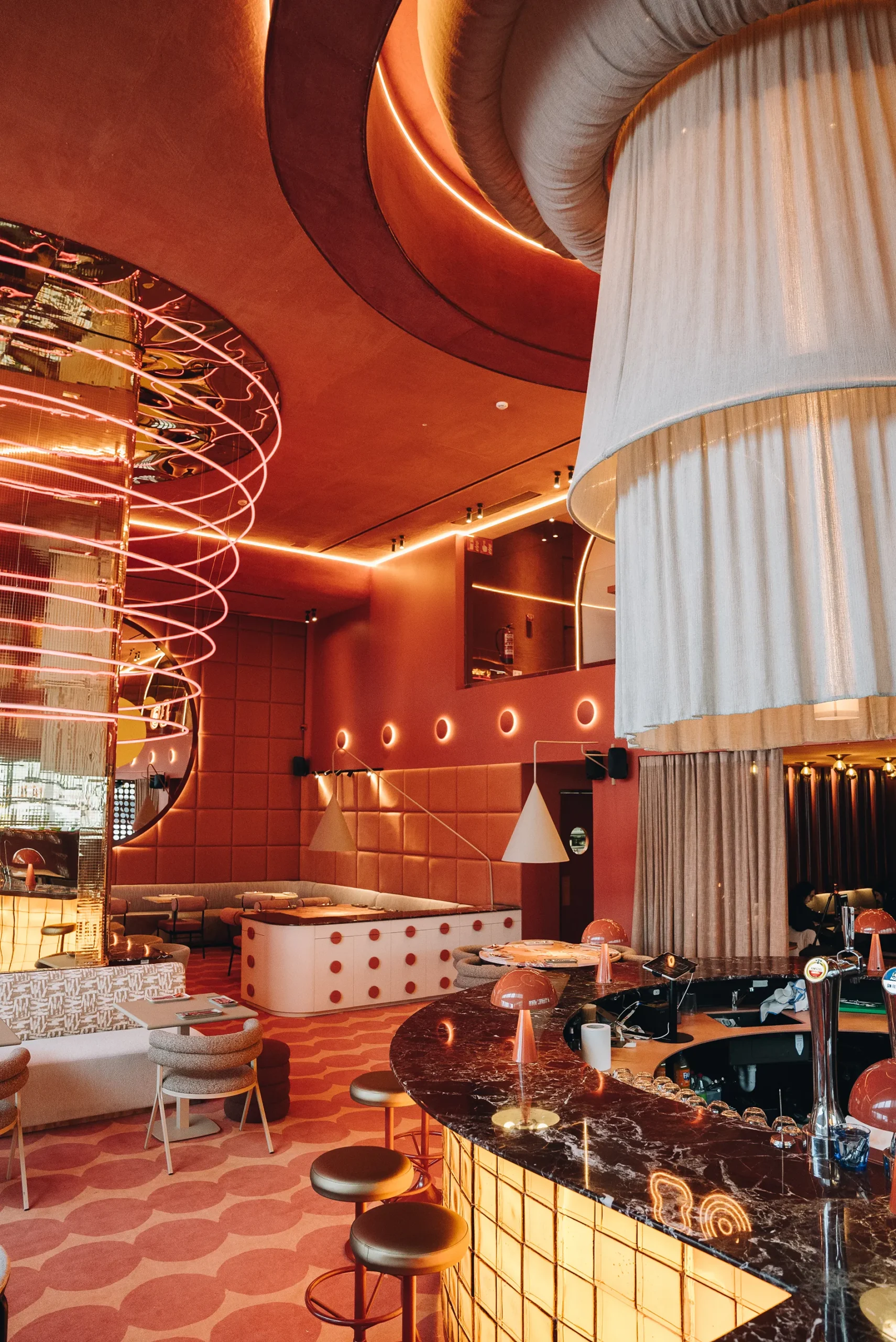 custom carpet restaurant madrid spain