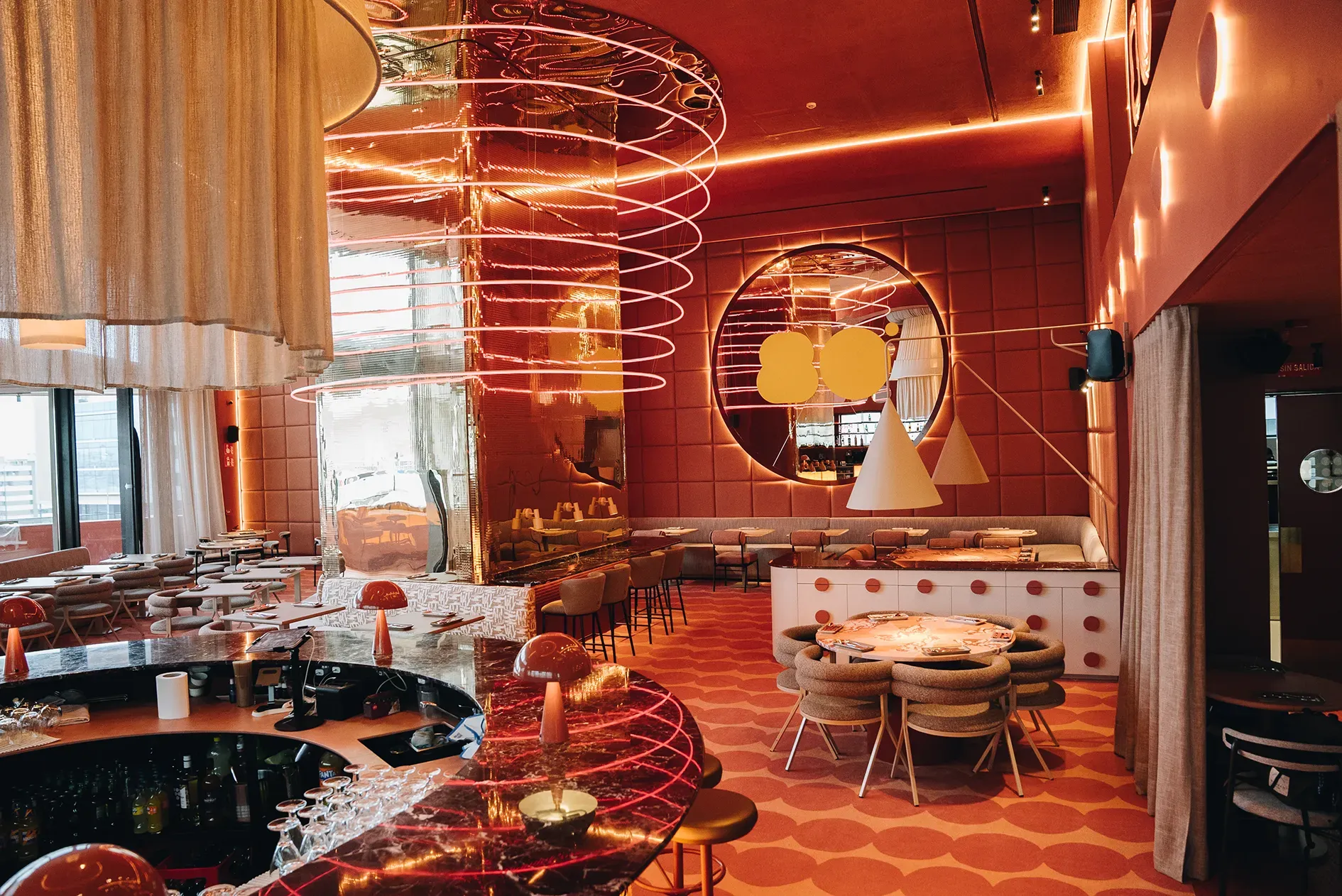 custom carpet restaurant madrid spain