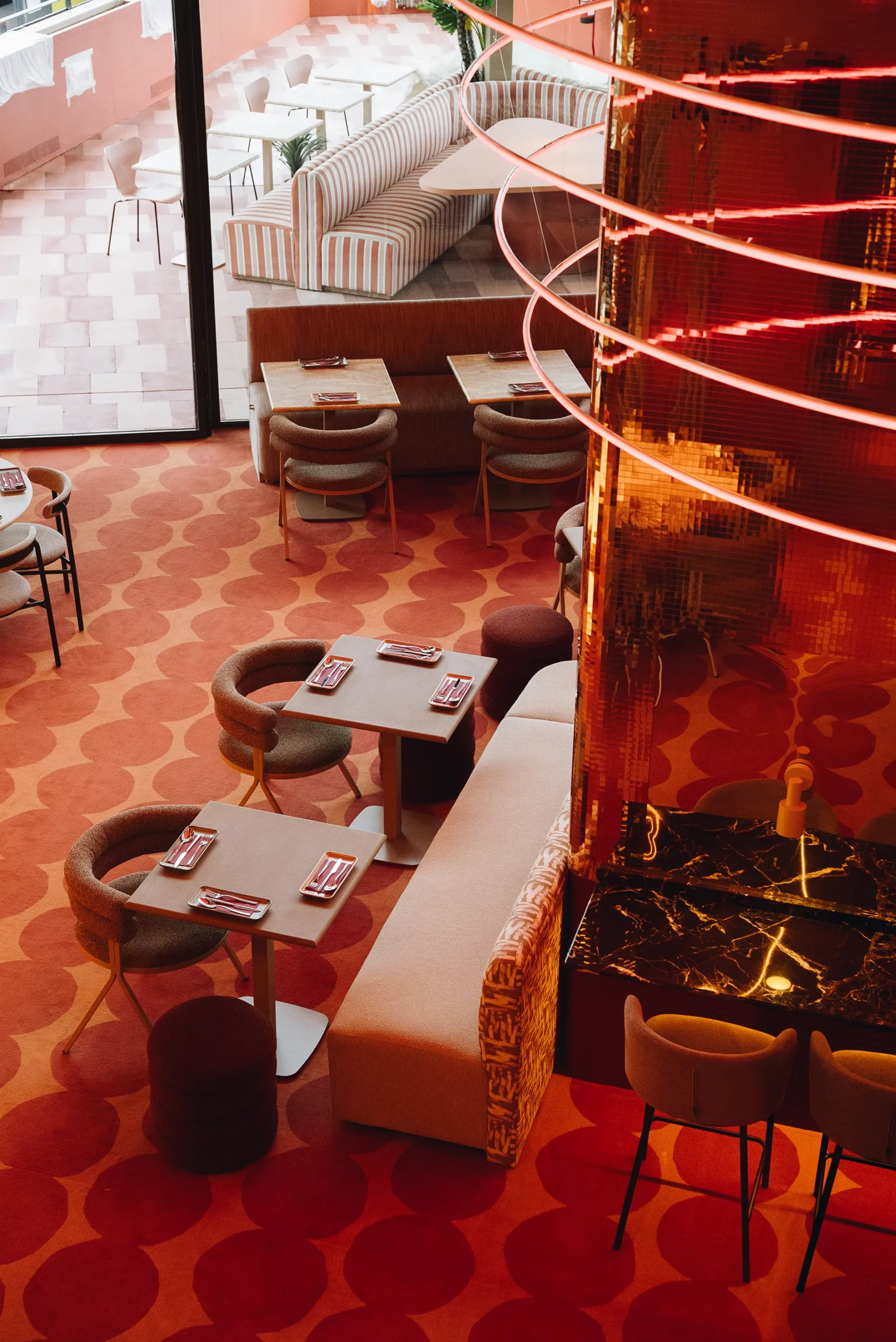 custom carpet restaurant madrid spain