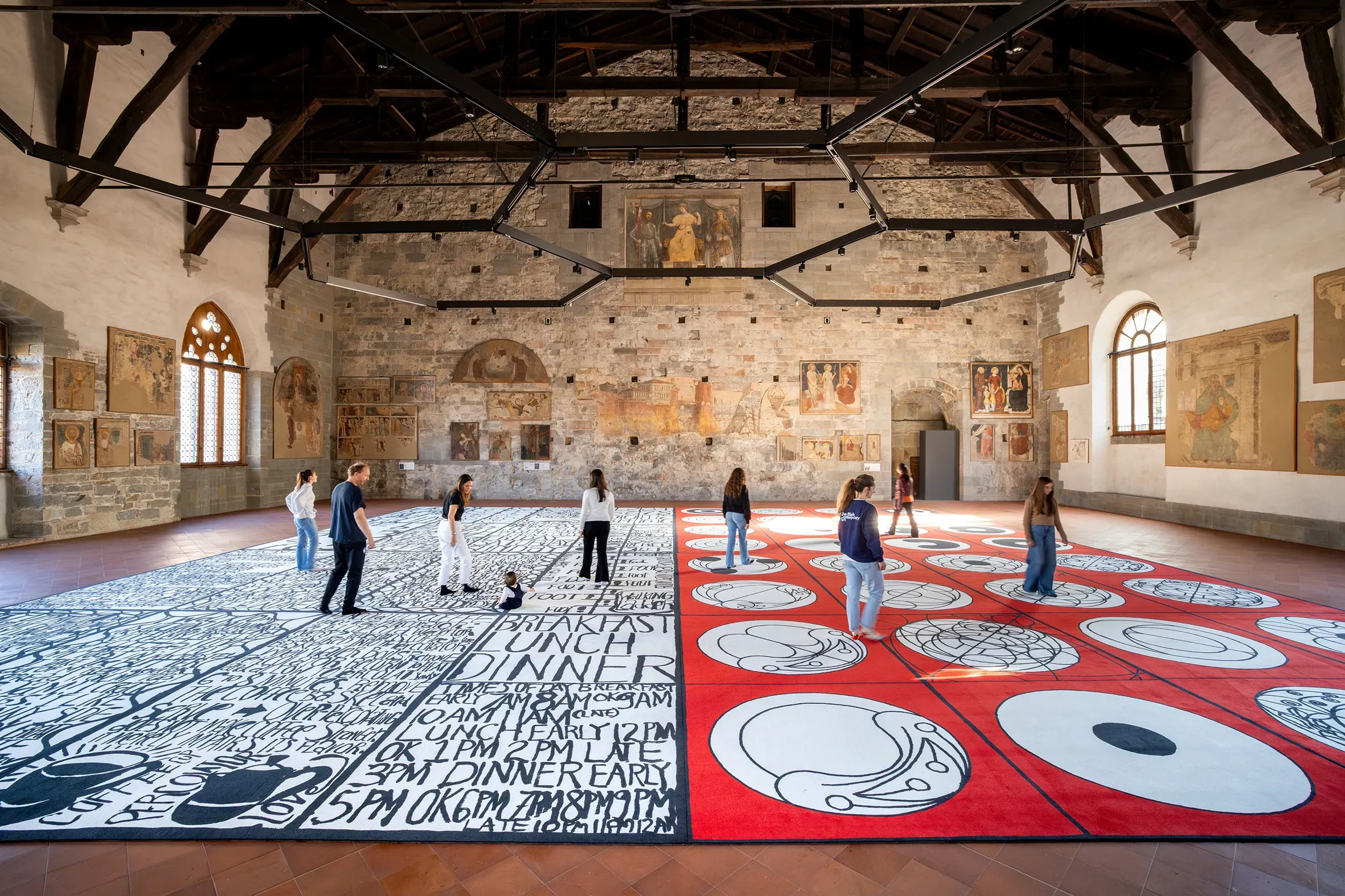 Matt Mullican moquette carpet sustainable R2R