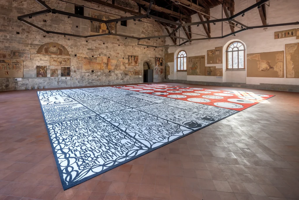 Matt Mullican moquette carpet sustainable R2R