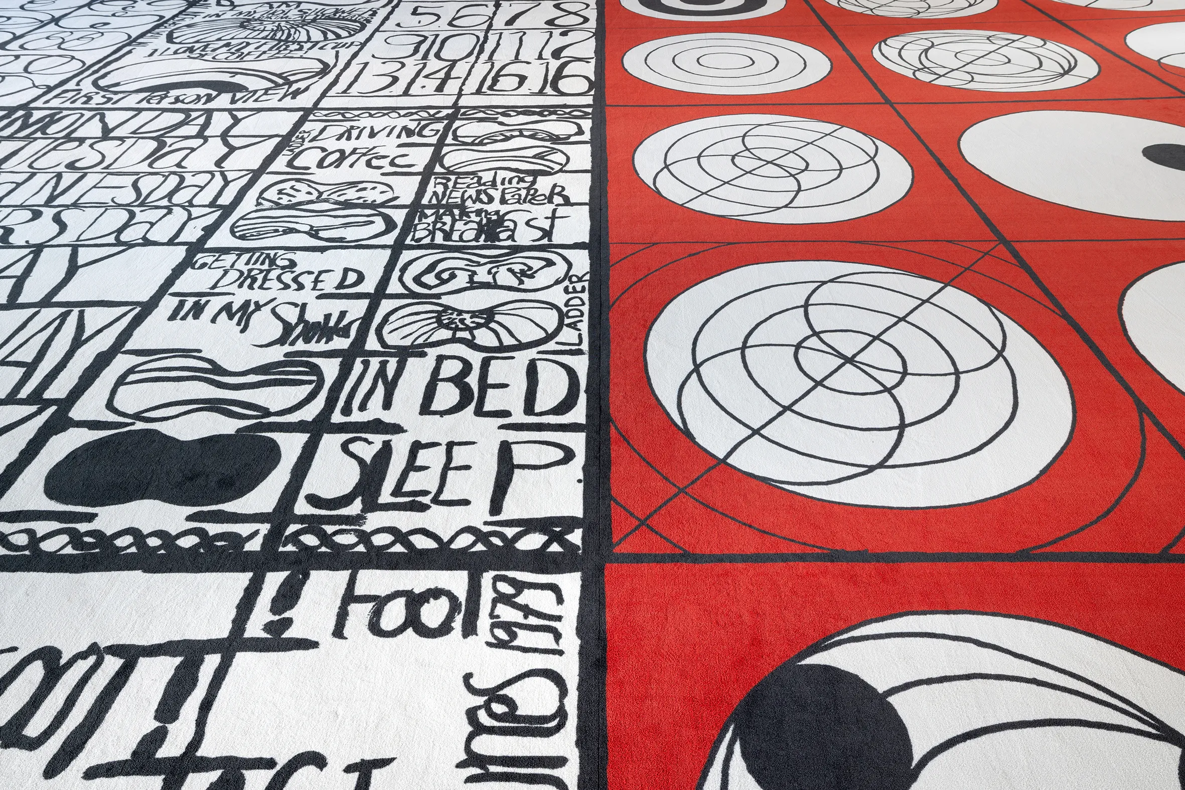 Matt Mullican moquette carpet sustainable R2R