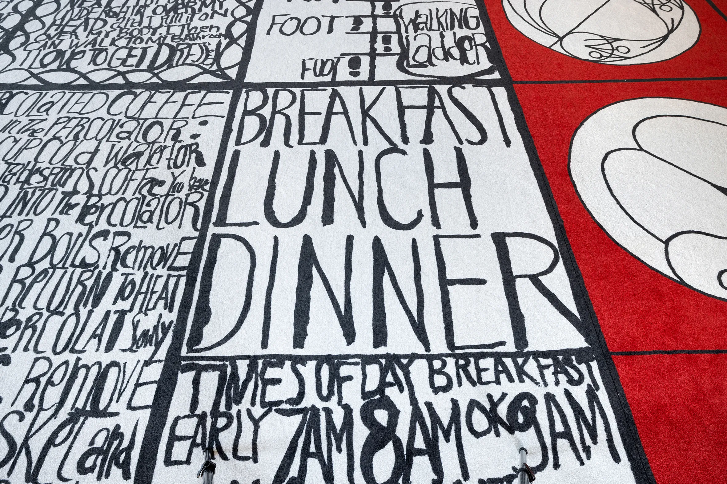 Matt Mullican moquette carpet sustainable R2R