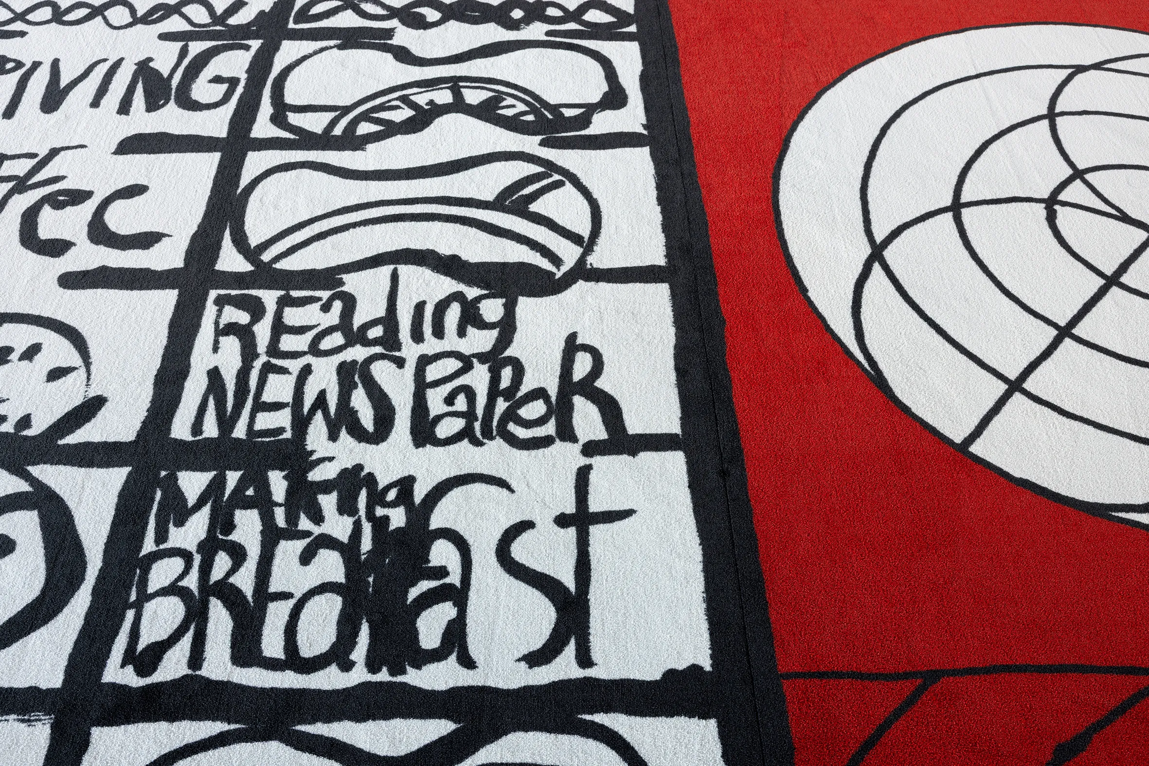 Matt Mullican moquette carpet sustainable R2R