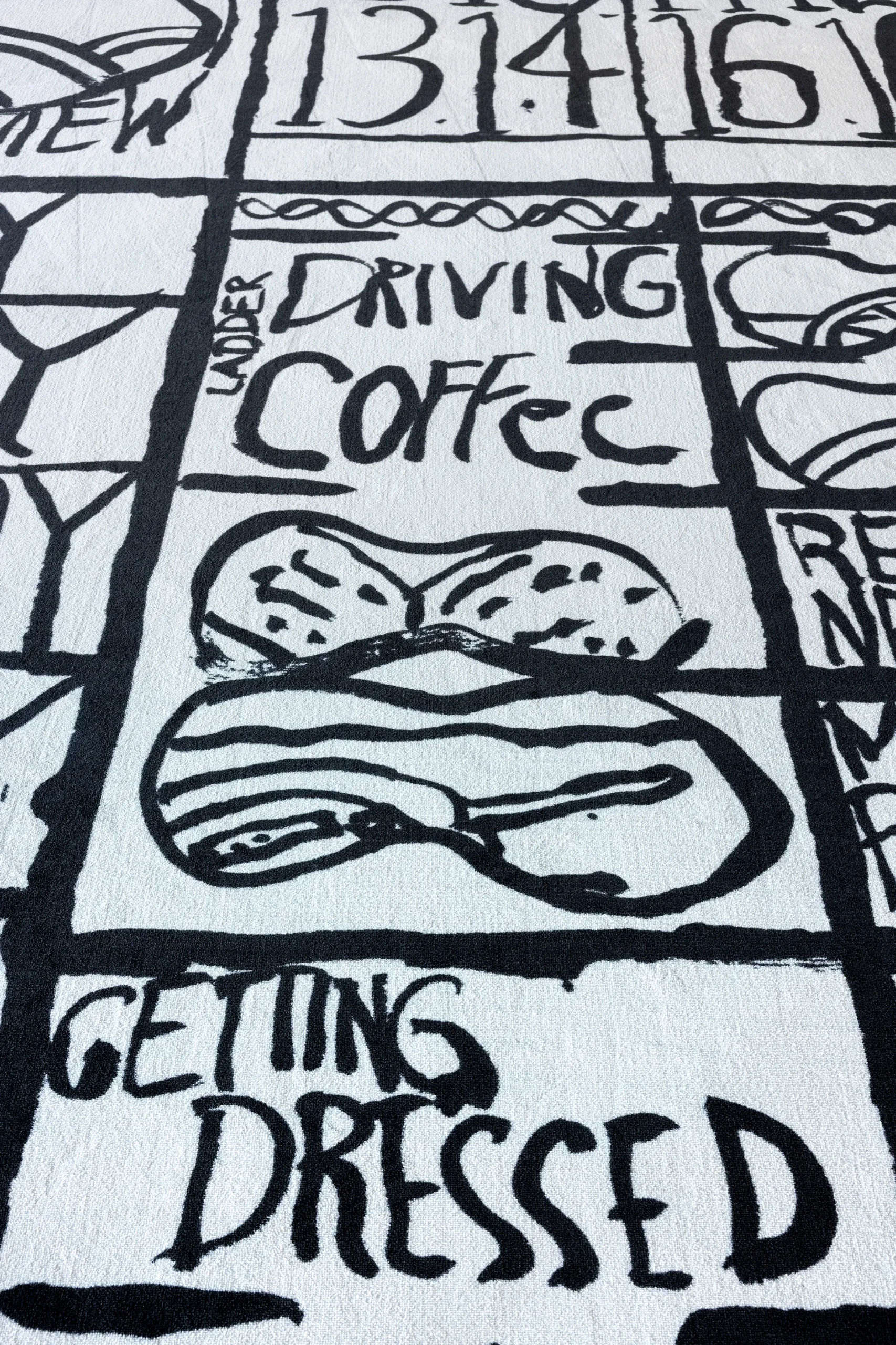 Matt Mullican moquette carpet sustainable R2R