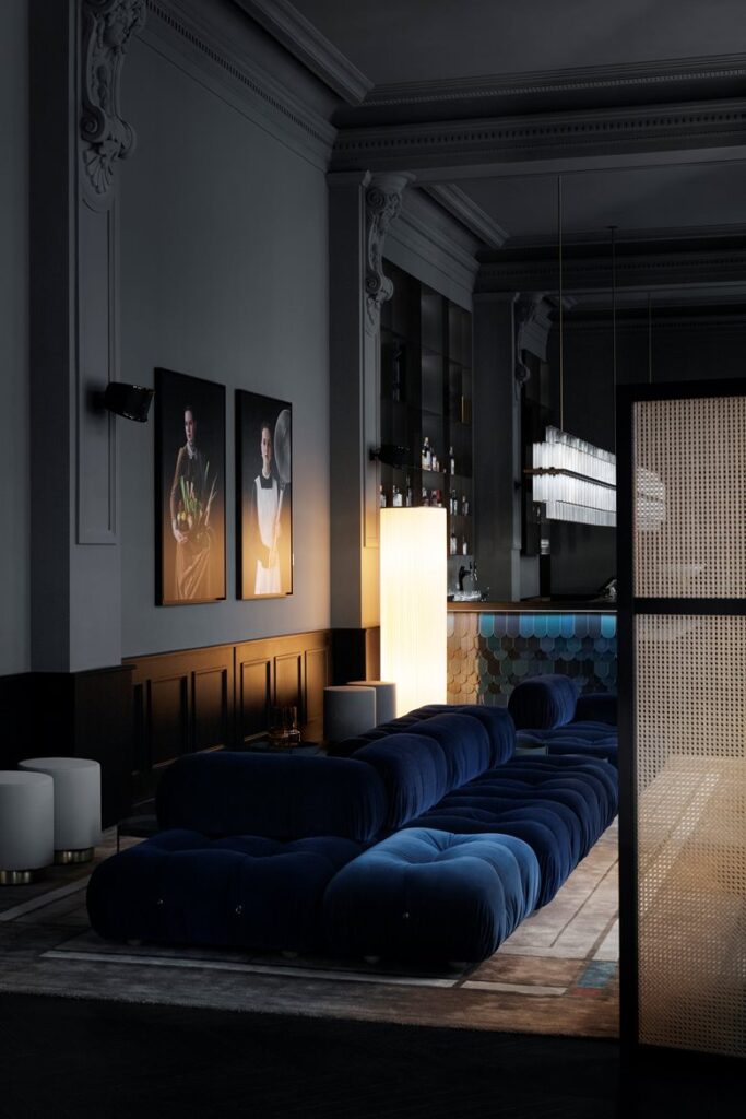 Textile flooring contributing to hospitality concept design